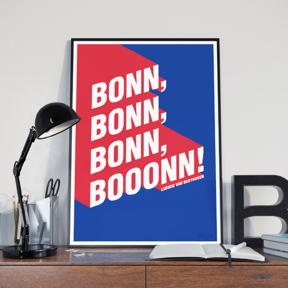 Bonn, Bonn, Bonn, Booonn - ARTPRINT by Dirk Schächter